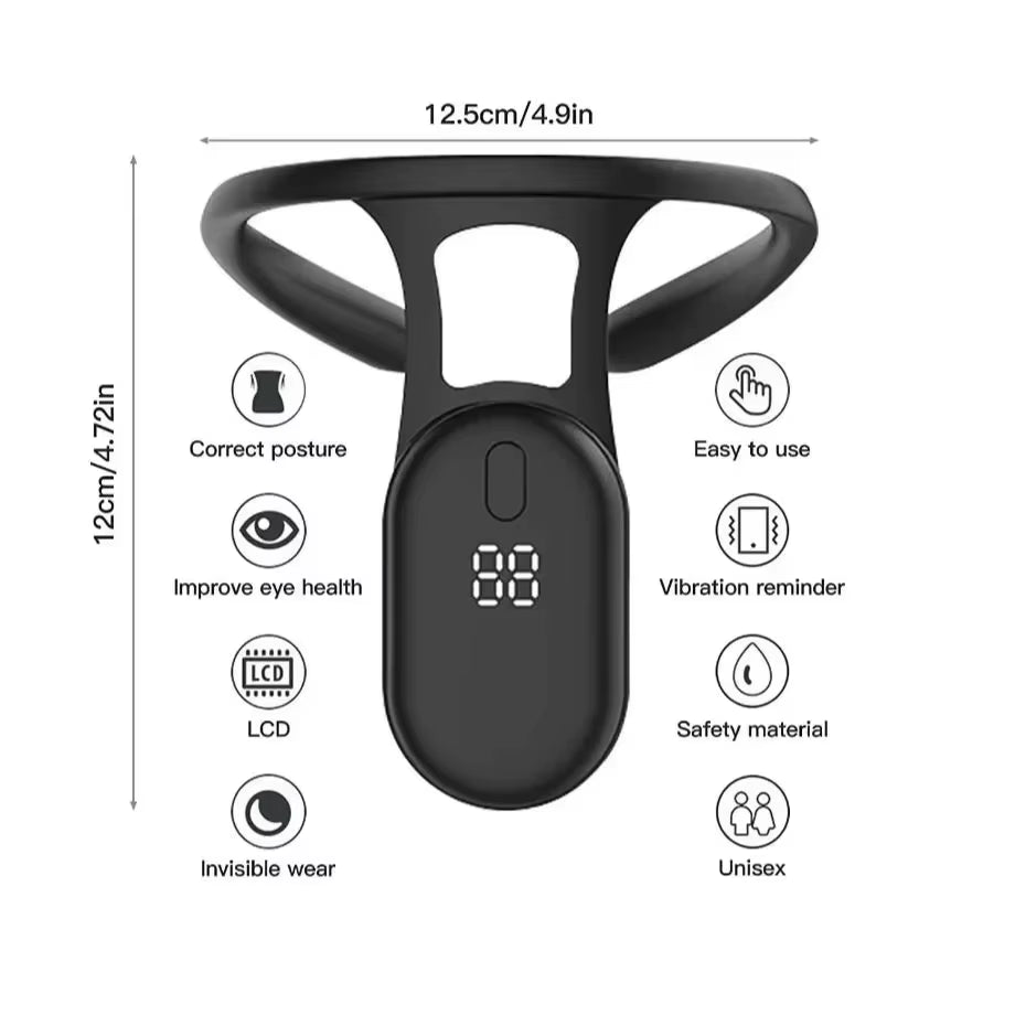 Smart Posture Corrector Miicro Vibration Posture Training Reminder Sensor